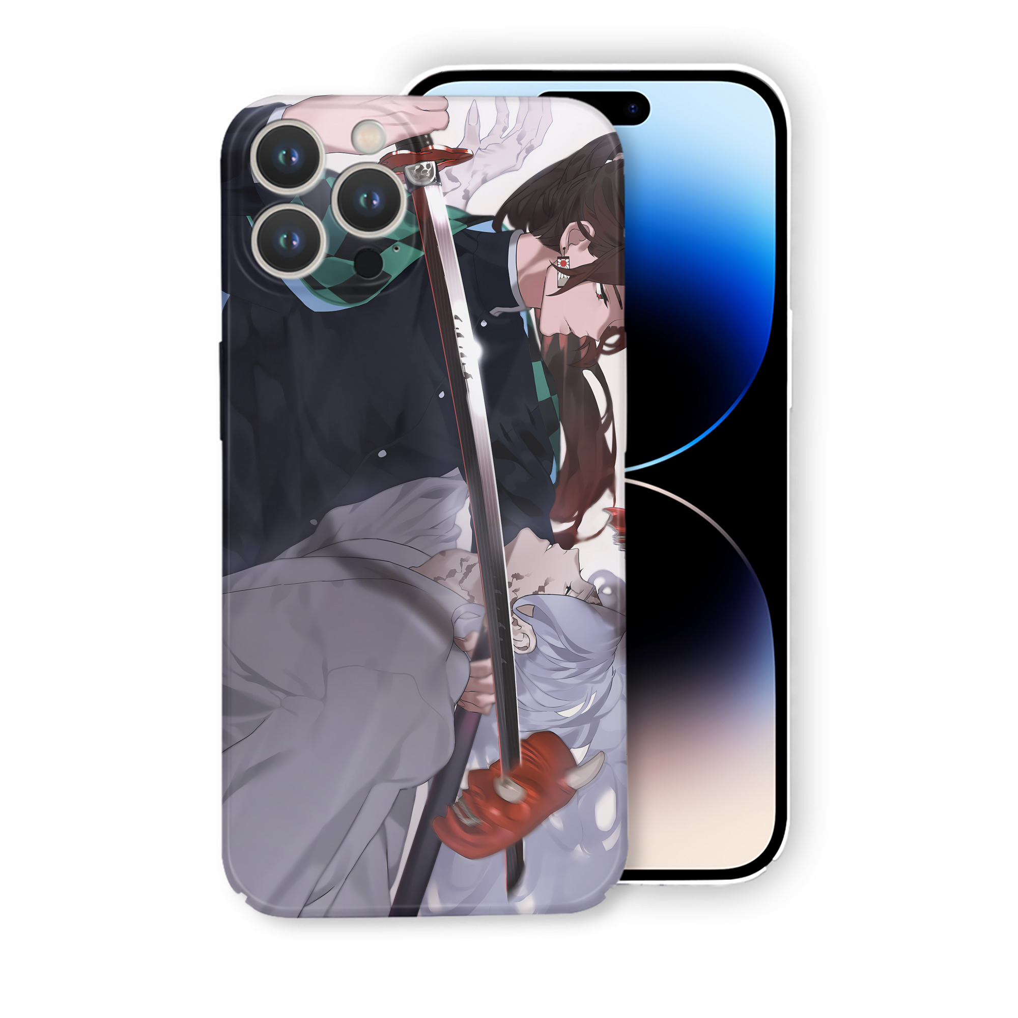 （画像用） 鬼滅の刃（きめつのやいば）竈門 炭治郎／かまど たんじろう Kamado Tanjirou 【iPhone 14シリーズ対応】ハードケース